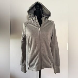 Women's Heather Gray Zip-Up Hoodie
